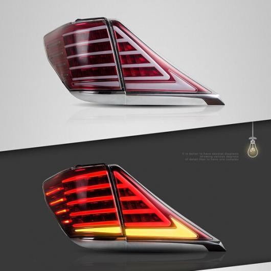 チューニング テール ライト 適用: トヨタ アルファード ヴェルファイア 2007-2013 テールライト LED DRL レッド〜ブラック AL-OO-1014 AL_1