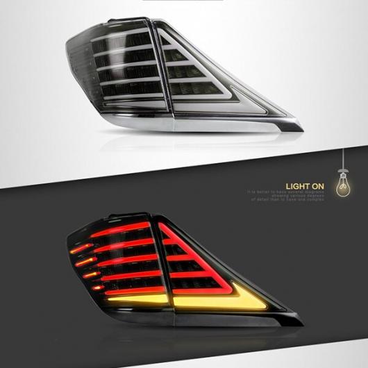 チューニング テール ライト 適用: トヨタ アルファード ヴェルファイア 2007-2013 テールライト LED DRL レッド〜ブラック AL-OO-1014 AL_3