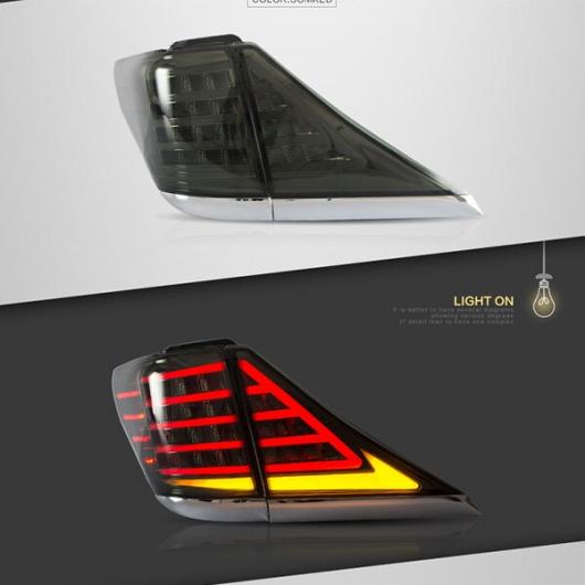 チューニング テール ライト 適用: トヨタ アルファード ヴェルファイア 2007-2013 テールライト LED DRL レッド〜ブラック AL-OO-1014 AL_4