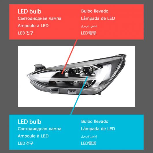 ヘッド ランプ 適用: フォード/FORD フォーカス LED ヘッドライト 2019 ヘッドライト フォーカス DRL ウインカー ハイ フル LED AL-OO-8074 AL