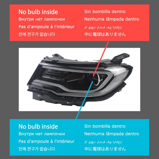 ヘッド ランプ 適用: ジープ/JEEP コンパス LED ヘッドライト 2017