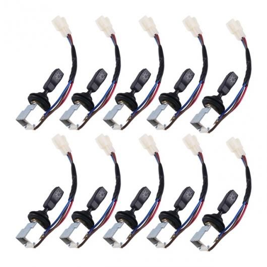 10X ヘッドライト ブレーキ ライト スイッチ ブレーキ ライト スイッチ AMR6104 適用:適用:ランド ローバー/ROVER ブラック シルバー AL-SS-2971 AL