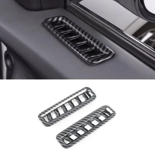 適用: 長安汽車 UNIK UNI-K 2021 2022 2023 カーボンファイバー インテリア アクセサリー ウインドウ スイッチ アッパー AC カバー SR-AA-0275