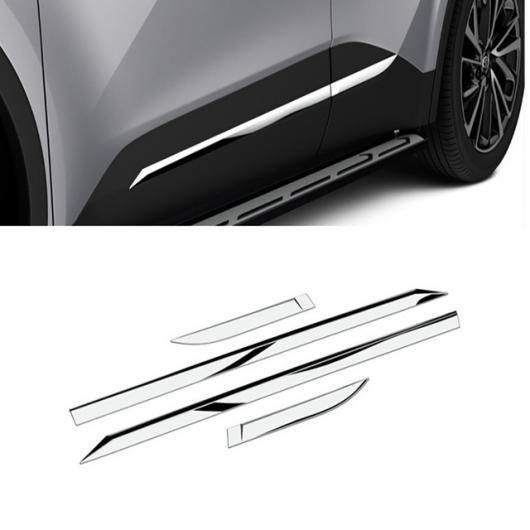 適用: トヨタ CHR C-HR 2024 2025 ABS クローム エクステリア アクセサリー フォグライト ベゼル カバー サイド ドア ボディ カバー SR-AA-4216
