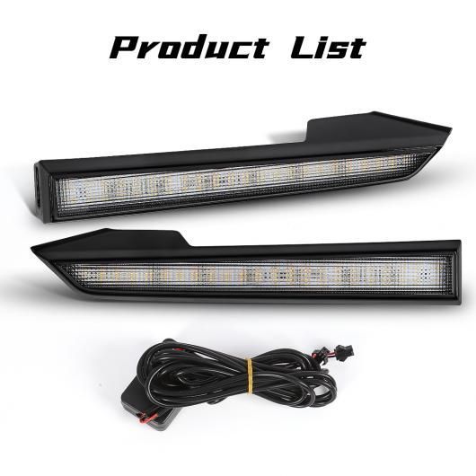 LED フォグ ランプ 適用: トヨタ タコマ 2011 2012 2013 2014 2015 DRL デイタイム ランニング ライト ウインカー ホワイト イエロー SR-DD-3627