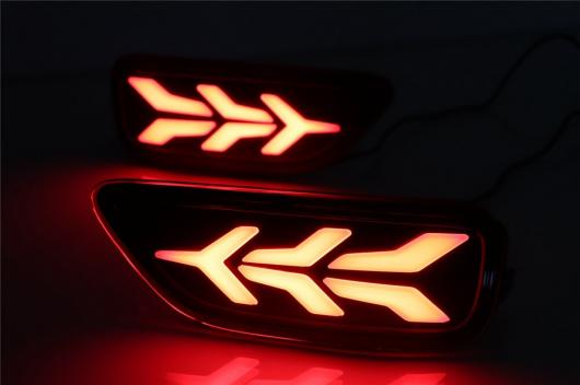 LED 日産 見まわる 2012-2019 多役立つこと 後押し バンパー リフレクター 蒸気霧 照明ランプ うち切り ともし火 ムービング 3 functions AL-BB-0414