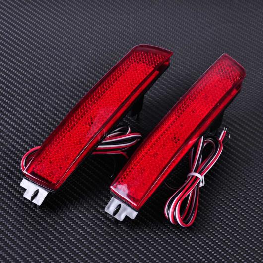 赤いこと水晶体 LED バンパー リフレクター 後押し 尾っぽ 打ちきり ともし火 26565-5C000 日産 ジューク クエストリヴィナ シルフィ ジェニス AL-BB-0448 AL その他ライト-自動車-ライト、レンズ