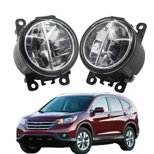 2個 LED フォグライト 4000LM 6000 18K デイタイムランニングランプ DRL ホワイト 12 ホンダ CR-V CRV 2.4L L4 2012-2014 AL-BB-1388 AL