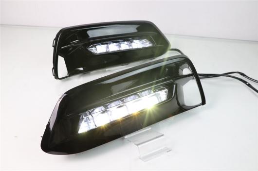 1ペア 三菱 ASX 2013 2014 LED DRL 日中走行 ライト 12V ABS カバー シグナル ライト White AL BB 1533 AL :501804660:オートパーツエージェンシー3号店