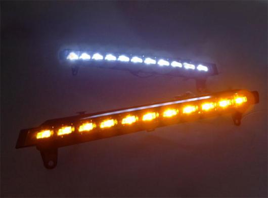 イニシャル イエロー ターン シグナル ライト DRL 防水 12V LED デイ