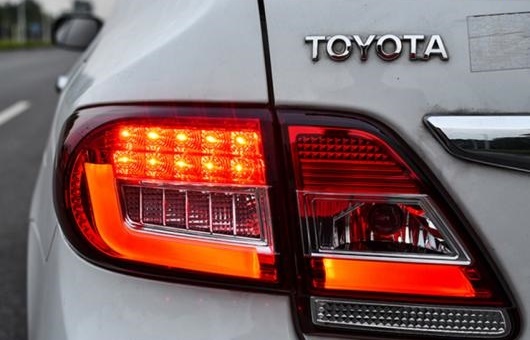 テール ランプ 適用: トヨタ カローラ ライト 2011-2013 LED リア DRL + ブレーキ パーク シグナル ストップ レッド AL-HH-0012 AL