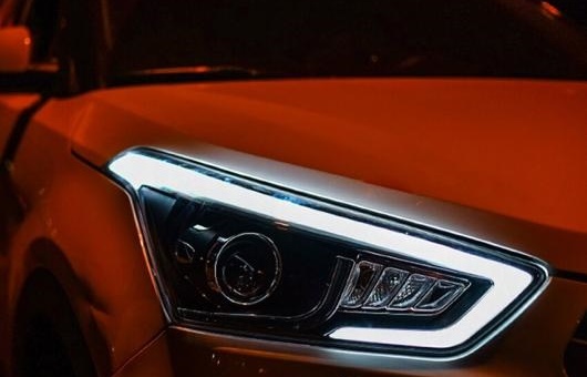 ヘッドライト 適用: ヒュンダイ/現代/HYUNDAI IX25 2015 LED ヘッドランプ デイタイムランニングライト DRL 4300K〜8000K 35W・55W AL HH 0144 AL :502726320:オートパーツエージェンシー3号店