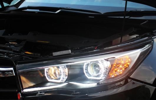 ヘッドライト 適用: トヨタ ハイランダー 2015 LED ヘッドランプ デイ