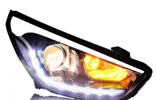 ヘッドライト 適用: ヒュンダイ/現代/HYUNDAI IX35 2010 15 LED ヘッドランプ デイタイムランニングライト 4300K〜8000K 35W・55W AL HH 0185 AL :502726730:オートパーツエージェンシー3号店