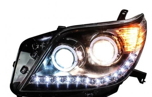 ヘッドライト 適用: トヨタ プラド 2010 13 LED ヘッドランプ デイタイムランニングライト DRL バイキセノン 4300K〜8000K 35W・55W AL HH 0186 AL :502726740:オートパーツエージェンシー3号店