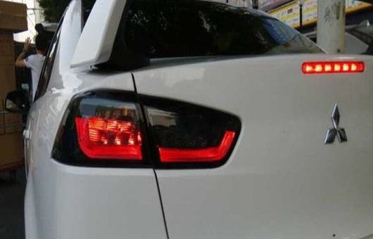 テールライト 適用: 三菱 ランサーEX LED 2019 2014 テール ランプ リア DRL + ブレーキ パーク シグナル レッド AL HH 0190 AL :502726780:オートパーツエージェンシー3号店