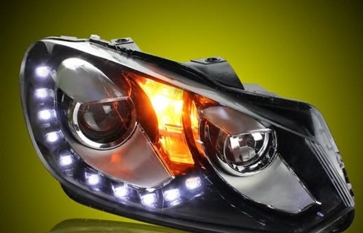 ヘッドライト 適用: VW フォルクスワーゲン/VOLKSWAGEN ゴルフ 6 2010 2012 LED GOLF6 ヘッドランプ 4300K〜8000K 35W・55W AL HH 0194 AL :502726820:オートパーツエージェンシー3号店