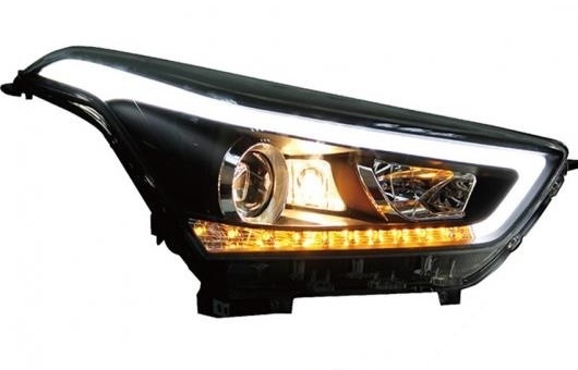 適用: ヒュンダイ/現代/HYUNDAI IX25 ヘッドライト 2015 2019 LED ヘッドランプ DRL プロジェクター H7 HID 4300K〜8000K 35W・55W AL HH 0255 AL :502727430:オートパーツエージェンシー3号店