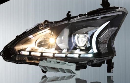 適用: 日産 ティアナ ヘッドライト 2013 2015 LED ヘッドランプ DRL プロジェクター H7 HID バイキセノン 4300K〜8000K 35W・55W AL HH 0262 AL :502727500:オートパーツエージェンシー3号店