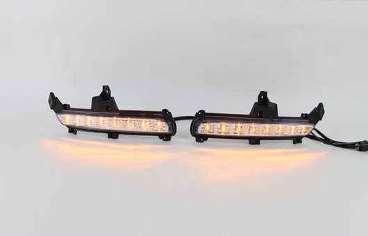 適用: 起亜 K2 LED DRL フォグ ランプ デイタイムランニングライト 高光度 ガイド ストレート バー シャープ AL-HH-0449 AL