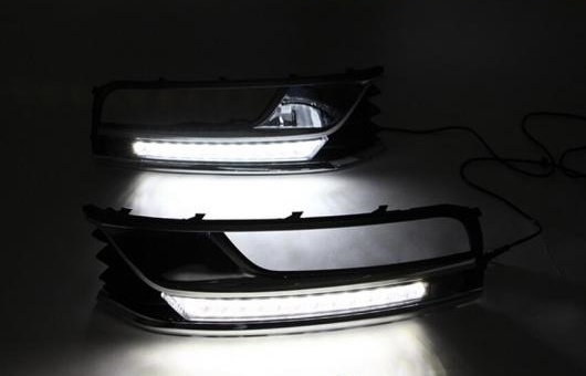 適用: VW フォルクスワーゲン/VOLKSWAGEN パサート LED DRL フォグ ランプ デイタイムランニングライト 高光度 ガイド AL-HH-0521 AL