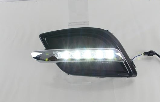 適用: シボレー/CHEVROLET セイル 3 LED DRL 高光度 ガイド フォグ ランプ デイタイムランニングライト A STY AL-HH-0674 AL