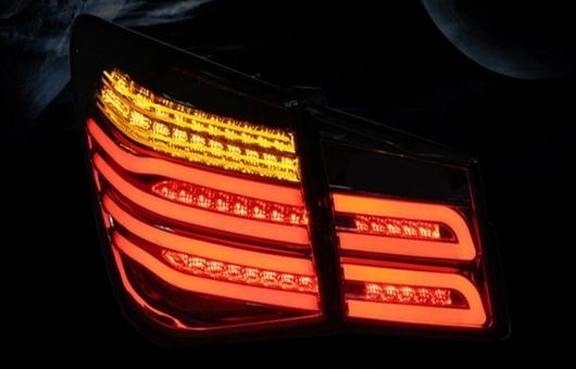 適用: シボレー/CHEVROLET クルーズ LED テールライト 2013 2015 テール ライト リア ランプ DRL + ブレーキ パーク シグナル レッド AL HH 1169 AL :502736640:オートパーツエージェンシー3号店