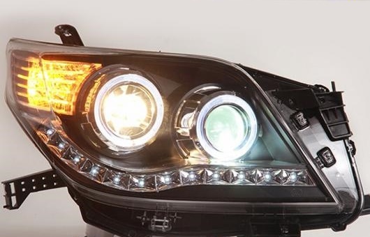 適用: トヨタ プラド ヘッドライト 2010-2013 LED GIT ヘッドランプ