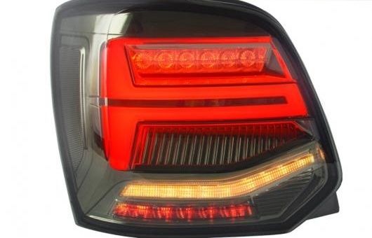 適用: VW フォルクスワーゲン/VOLKSWAGEN ポロ テールライト 2011-2017 LED テールランプ リアランプ リアライト DRL + ブレーキ パーク レッド AL-HH-1257 AL