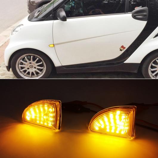 2ピース LED ダイナミック ウインカー サイド フェンダー マーカー シーケンシャル ランプ クリア シェル・スモーク シェル 通常 AL-II-2148 AL