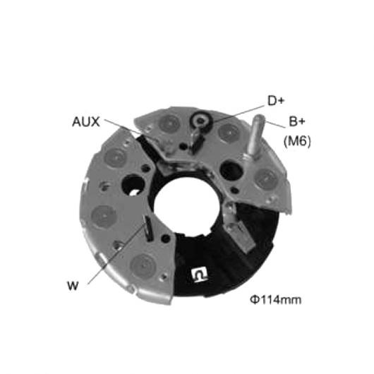 オルタネーター ジェネレーター 整流器 ブリッジ 適用: BHP11446 1ピース AL-JJ-0977 AL