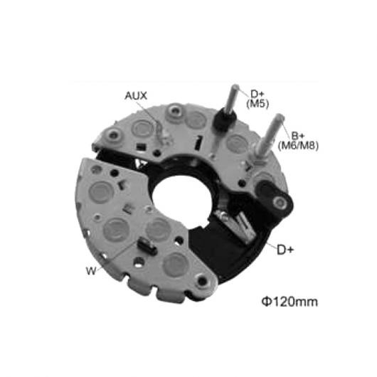 オルタネーター ジェネレーター 整流器 ブリッジ 適用: BHP121008 1 127 320 716 3515707 1ピース AL-JJ-0993 AL