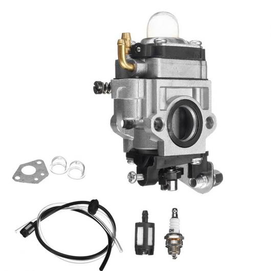 バイク キャブレター 15mm 2ストローク キャブレター 適用:43cc 47cc 49cc 50cc 52cc スクーター ATV ダートバイク 芝刈り機 タイプ001 AL-JJ-4374 2輪 AL_3
