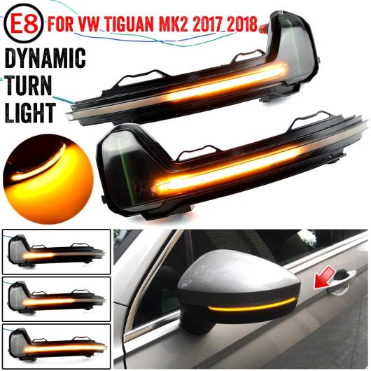 2ピース LED ダイナミック ターンシグナルライト サイド バックミラー ミラー インジケーター シーケンシャル 適用: VW AL JJ 6956 AL :503283950:オートパーツエージェンシー3号店