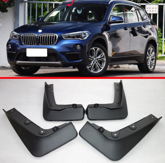 適用: BMW X1 F48 2016-2019 4ピース マッド フラップ スプラッシュ ガード フェンダー マッドガード キット マッド フラップ スプラッシュ AL-JJ-9453 AL