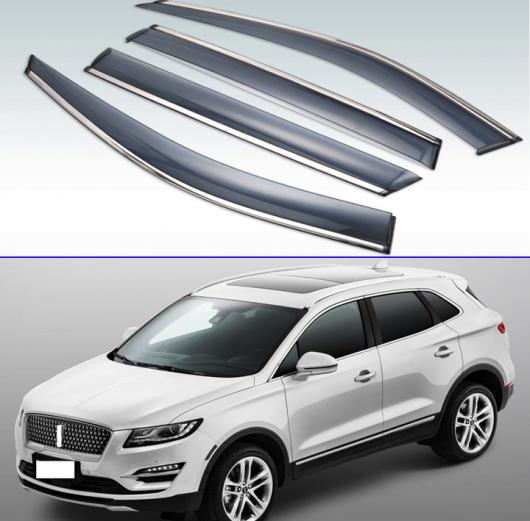 適用: リンカーン/LINCOLN MKC 2017 2018 2019 サイド ウィンドウ ウィンド デフレクタ シールド サンバイザー アクセサリー 4ピース AL KK 0189 AL :503404420:オートパーツエージェンシー3号店