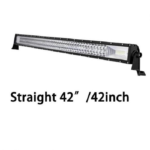 LED ワーク ライト バー スポット 投光ランプ コンボ ビーム 適用: トラクター ボート オフロード 4WD 4X4 ストレート 42インチ AL-KK-2632 AL