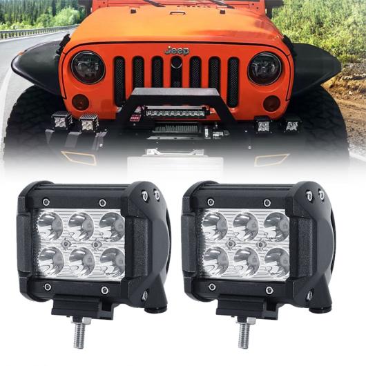 4インチ 18W スポット LED ライト バー ドライビング フォグライト