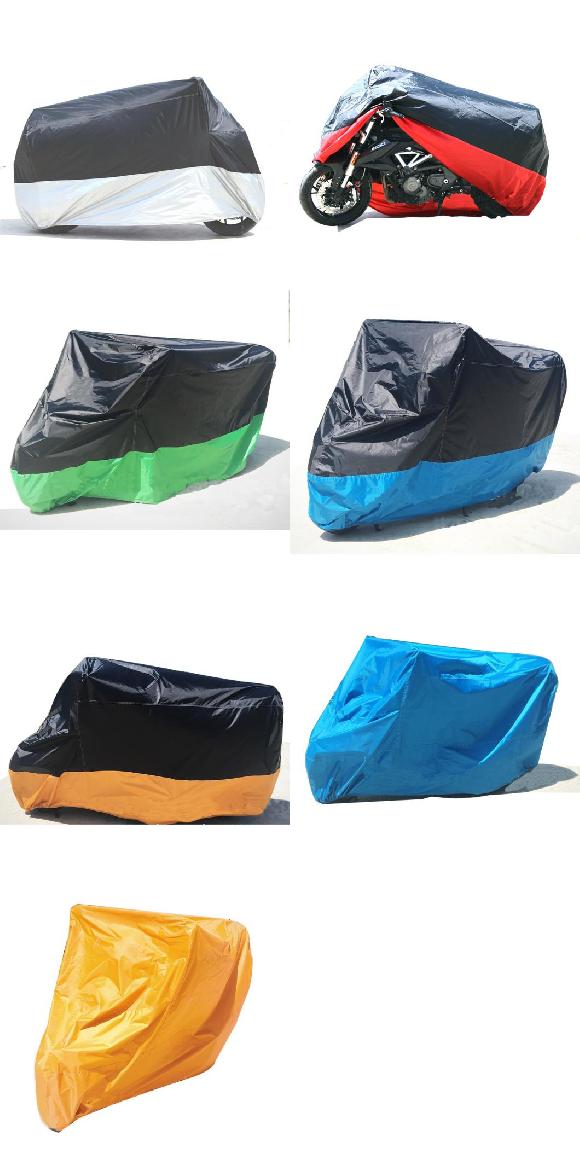 適用: ホンダ カワサキ ヤマハ スズキ 180T オートバイ カバー ブラック シルバー〜イエロー 220×95×110cm AL-KK-2796 2輪 AL バイク