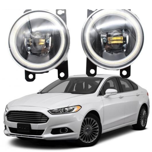 LED フォグライト カットラインレンズ 適用: フォード/FORD フュージョン USA モンデオ 2013 2018 2017 2016 ホワイト エンジェルアイ AL KK 8006 AL :503575850:オートパーツエージェンシー3号店