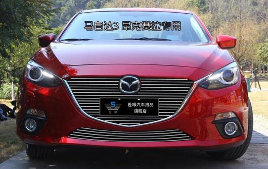 適用: MAZDA3 アクセラ 2014 2016 グリル フロント レーシング カバー アルミニウム 合金 AL LL 1395 AL :503644800:オートパーツエージェンシー3号店