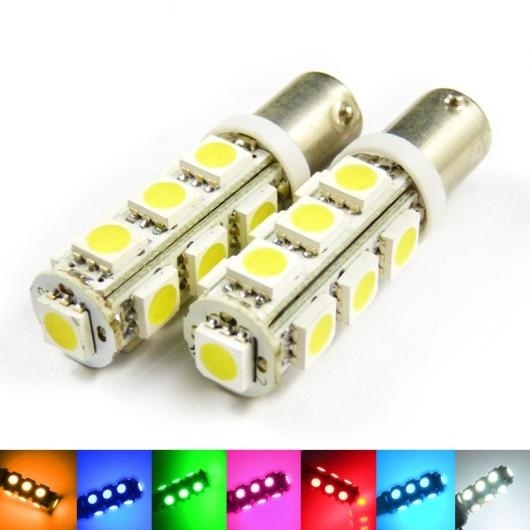 50ピース BA9S T4W 1895 5050 13SMD 13LED ランプ サイド LED ライト
