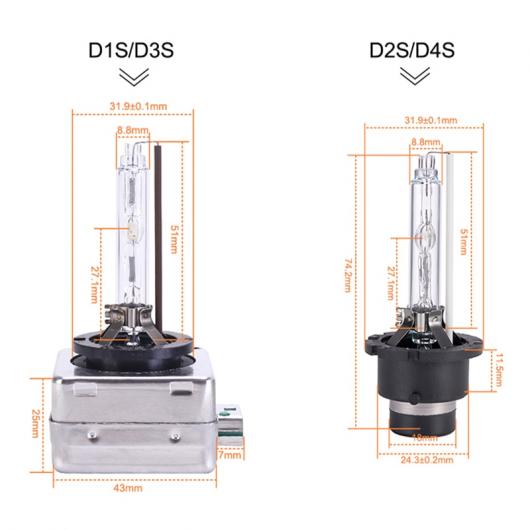 2ピース HID バルブ CBI キセノン ヘッドライト 4300K〜8000K D1S AL-MM-2143 AL｜apagency03｜05