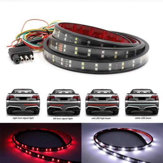 60IN 150cm トラック テールゲート ウインカー LED ライト バー フレキシブル LED ストリップ DRL 防水 リバース ブレーキ ライト AL MM 2145 AL :504096200:オートパーツエージェンシー3号店