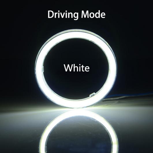 2ピース ドライビング ホワイト ウインカー イエロー LED アングル