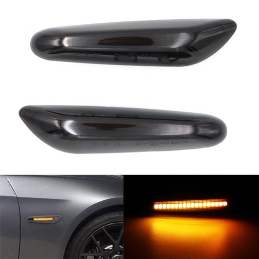 2ピース E46 E36 E90 E91 E60 E61 E81 E82 スモーク アンバー LED サイド マーカー ライト 適用: BMW E87 E88 E92 E93 X1 E84 X3 E83 X5 E53 AL MM 2217 AL :504097600:オートパーツエージェンシー3号店