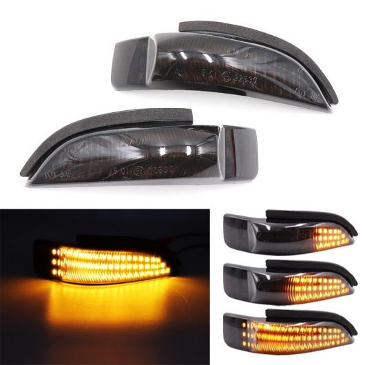 2ピース アンバー ダイナミック フロー LED バックミラー ミラー ウインカー インジケーター ライト 適用: トヨタ カローラ カムリ プリウス C AL-MM-2269 AL