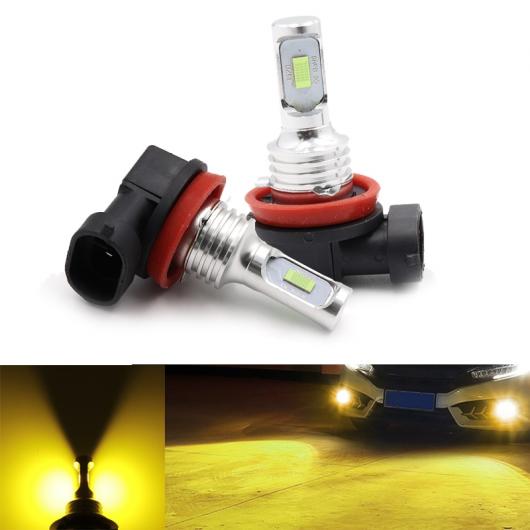 2ピース 3000K 72W LED CAN-BUS フォグライト バルブ オート ドライビング フォグ ランプ H8〜9006 AL-MM-2324 AL