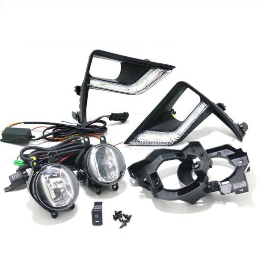 LED フロント フォグランプ デイタイムランニングライト チューニング ライト 3 機能 適用: トヨタ ランドクルーザー プラド 150 FJ150 2018 AL-MM-4730 AL_2