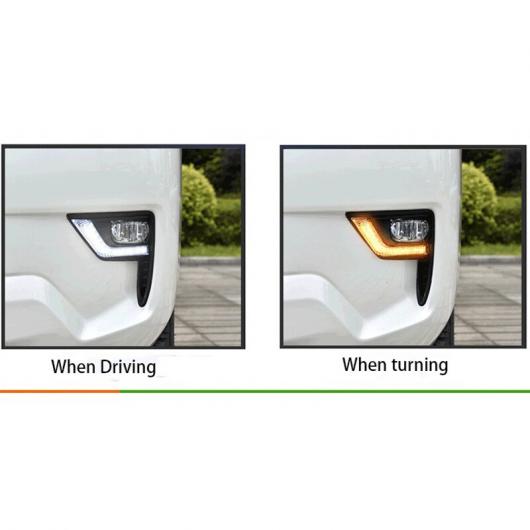 LED フロント フォグランプ デイタイムランニングライト チューニング ライト 3 機能 適用: トヨタ ランドクルーザー プラド 150 FJ150 2018 AL-MM-4730 AL_3